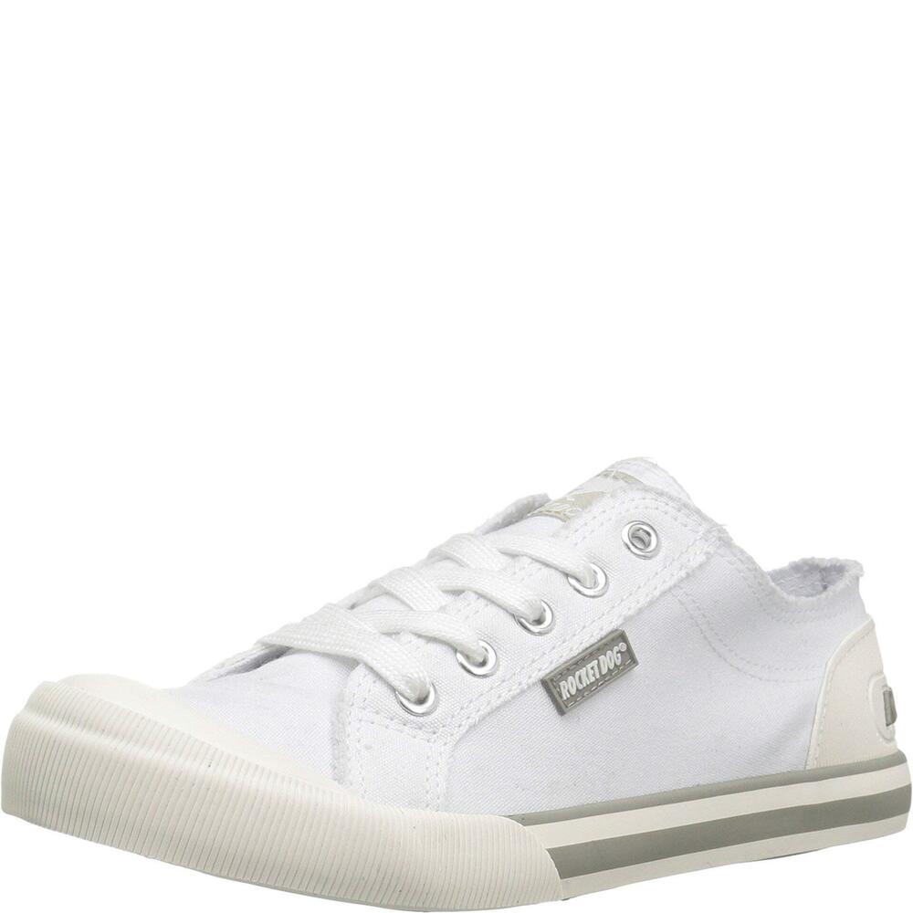 ROCKET DOG JAZZIN WHITE 8A CANVAS 9.5 M